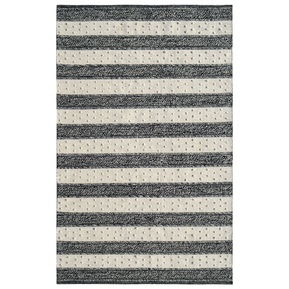 Dynamic Rugs 8375-199 Oak 8 Ft. X 10 Ft. Rectangle Rug in Ivory/Charco